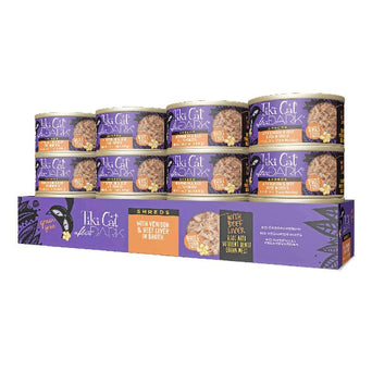 Tiki Cat Tiki Cat After Dark Shreds Venison & Beef Liver Recipe Canned Cat Food, 3oz