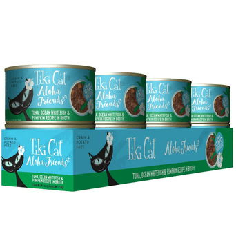 Tiki Cat Tiki Cat Aloha Friends Tuna, Ocean Whitefish & Pumpkin Recipe Canned Cat Food