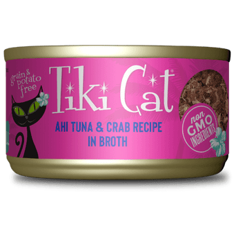 Tiki Cat Tiki Cat Grill Ahi Tuna & Crab Recipe Canned Cat Food