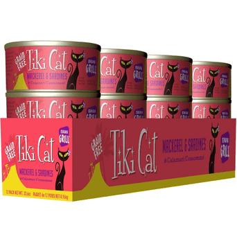 Tiki Cat Tiki Cat Grill Mackerel & Sardines Recipe Canned Cat Food