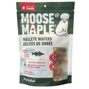Treatworx Moose & Maple Walleye Wafers Dog Treats