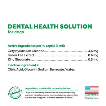 Tropiclean Tropiclean Dental Health Solution Water Additive For Dogs