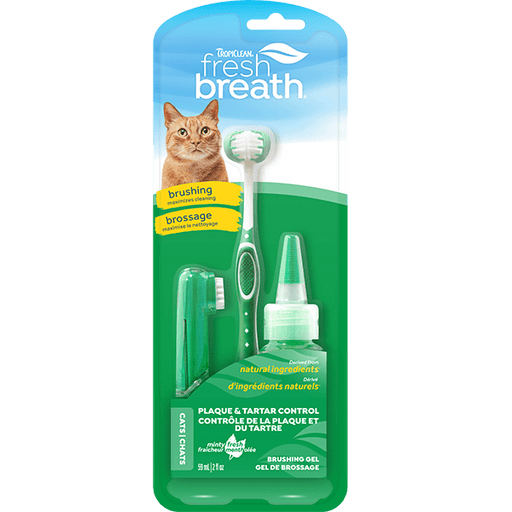 Tropiclean Fresh Breath Oral Care Kit for Cats