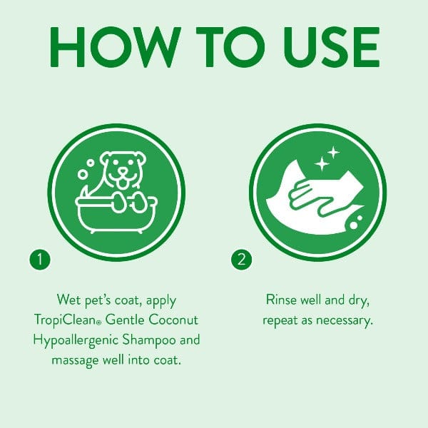Tropiclean Gentle Coconut Shampoo for Pets 355 ml