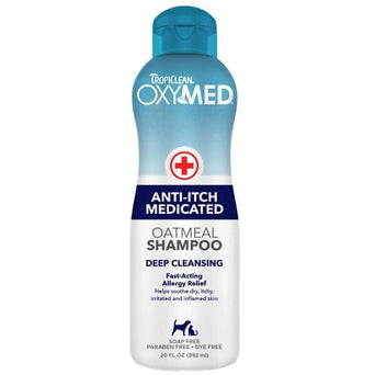 Tropiclean Tropiclean OxyMed Anti-Itch Medicated Oatmeal Shampoo