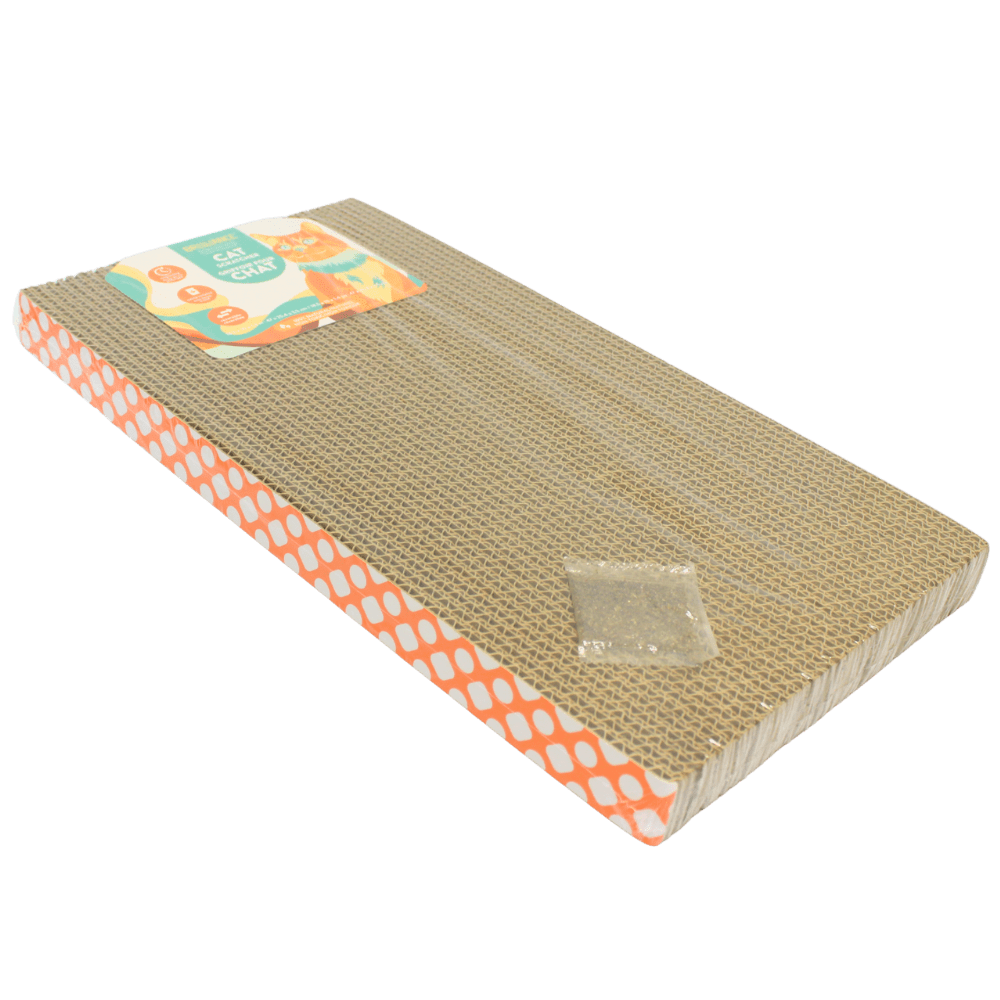 Tzumi Brilliance Rectangle Cardboard Cat Scratcher