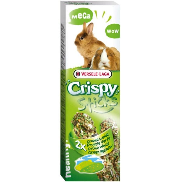 Versele Laga Versele-Laga Crispy Megasticks for Rabbits-Guinea Pigs "Green Meadow" Flavour