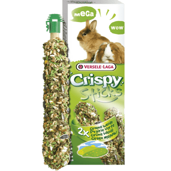 Versele Laga Versele-Laga Crispy Megasticks for Rabbits-Guinea Pigs "Green Meadow" Flavour