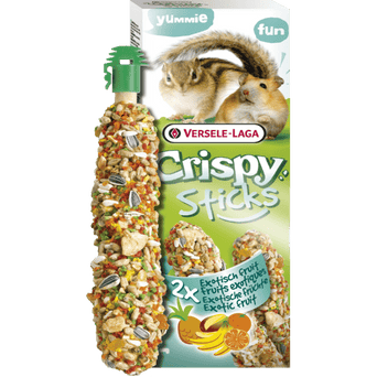 Versele Laga Versele-Laga Crispy Sticks Hamsters-Chipmunks Exotic Fruit Flavour