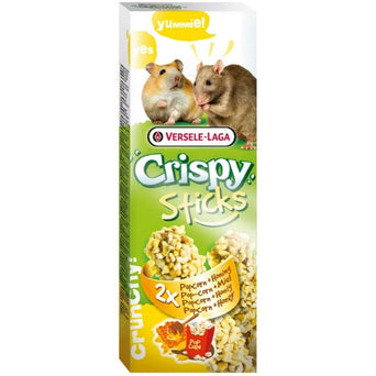 Versele Laga Versele-Laga Crispy Sticks Hamsters-Rats Popcorn & Honey Flavour