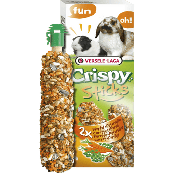 Versele Laga Versele-Laga Crispy Sticks Rabbits-Guinea Pigs Carrot & Parsley Flavour