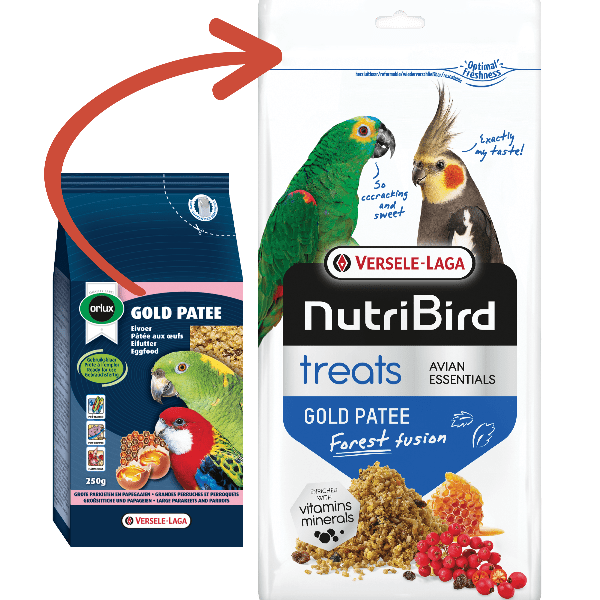 Versele Laga Versele-Laga NutriBird Treats Gold Patte Forest Fusion