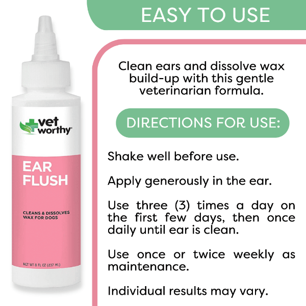 Dog ear flush clearance solution