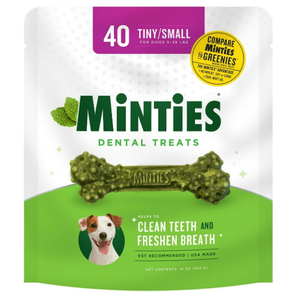 VetIQ Minties Tiny/Small Dental Bones for Dogs