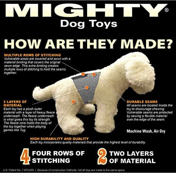 VIP Products Mighty Safari Giraffe Dog Toy