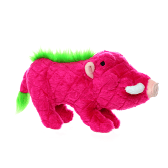 VIP Products Mighty Safari Warthog Pink Dog Toy