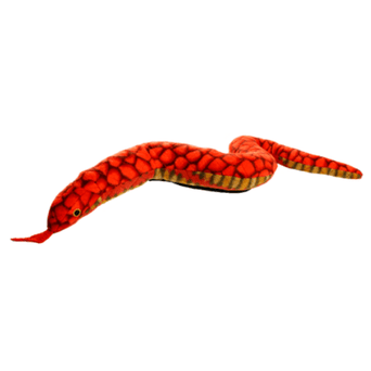 VIP Products Tuffy Desert Snake Red Dog Toy