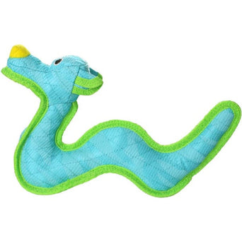 VIP Products Tuffy DuraForce Blue Dragon Plush Dog Toy