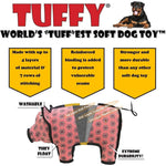 VIP Products Tuffy Ocean Jr. Orange Fish Dog Toy