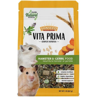 Vitakraft Sun Seed, Inc Sunseed Vita Prima Hamster & Gerbil Food