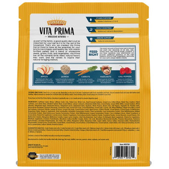 Vitakraft Sun Seed, Inc Sunseed Vita Prima Parrot Food