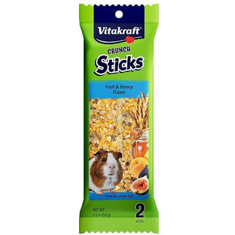 Vitakraft Sun Seed, Inc Vitakraft Fruit & Honey Crunch Sticks for Guinea Pigs
