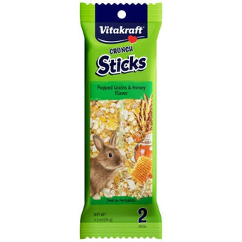 Vitakraft Sun Seed, Inc Vitakraft Popped Grains & Honey Crunch Sticks for Rabbits