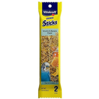 Vitakraft Sun Seed, Inc Vitakraft Sesame & Banana Crunch Sticks for Parakeets