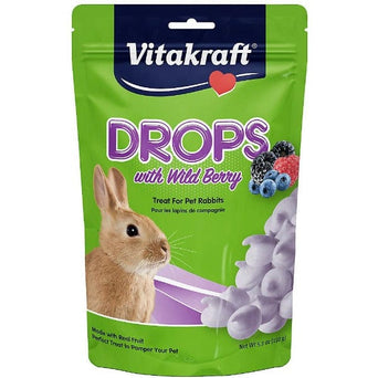 Vitakraft Sun Seed, Inc Vitakraft Wild Berry Drops Rabbit Treats