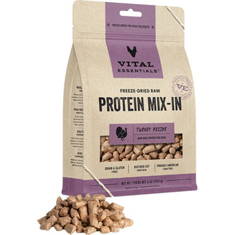 Vital Essentials Vital Essentials Freeze-Dried Raw Protein Mix-In Turkey Recipe Dog Food Topper