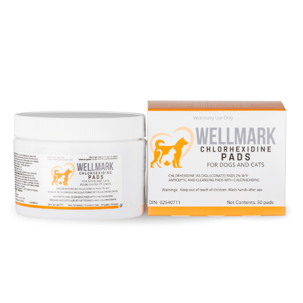 Wellmark Wellmark Chlorhexidine Pads for Dogs & Cats