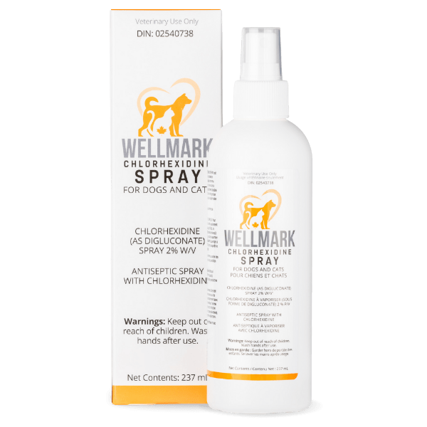 Wellmark Chlorhexidine Spray for Dogs Cats