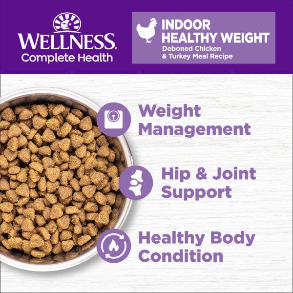Grain Free Small Kibble Dry Cat Food Wellness Complete Health