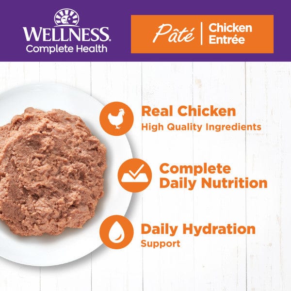 Wellness Wellness Complete Health Pate Chicken Entree Canned Cat Food, 5.5oz