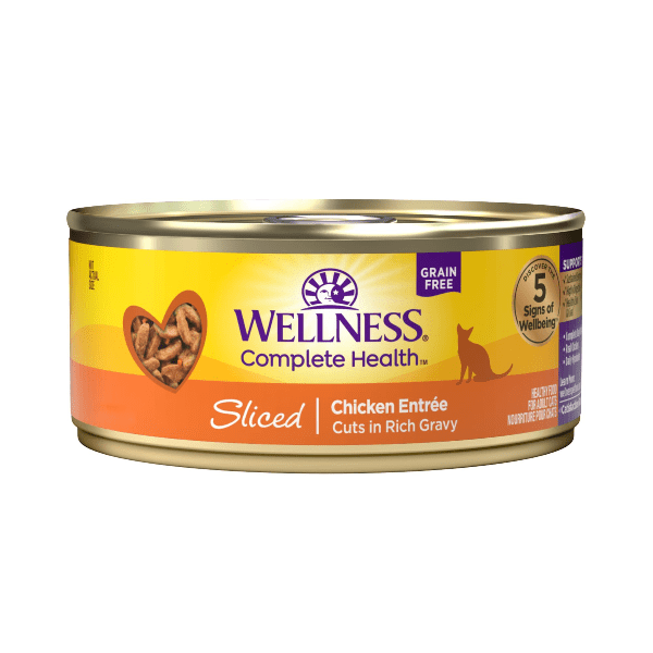 Wellness Wellness Complete Health Sliced Chicken Entree in Gravy Canned Cat Food, 3oz