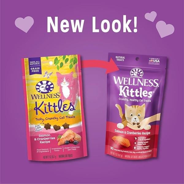 Wellness Wellness Kittles Salmon & Cranberries Cat Treats