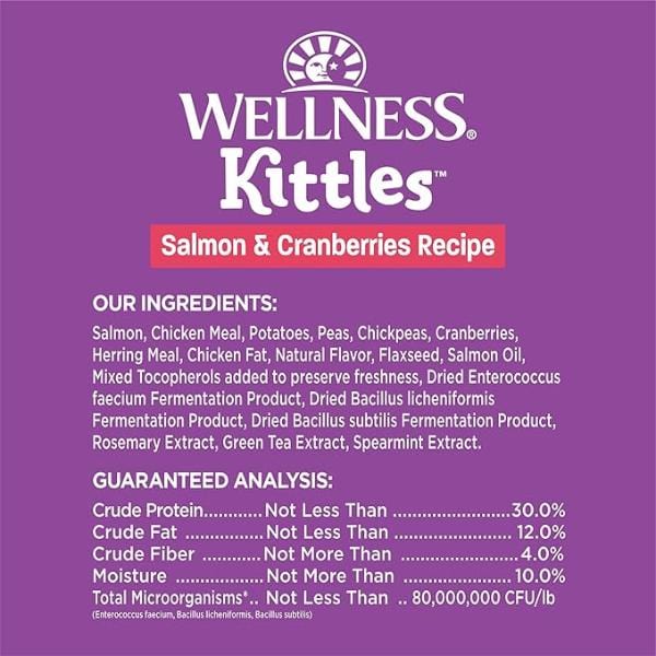 Wellness Wellness Kittles Salmon & Cranberries Cat Treats