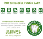 Wellness Whimzees Veggie Ear Natural Dental Chew