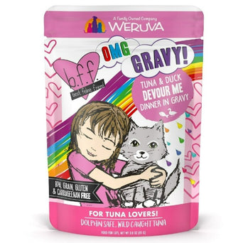 Weruva B.F.F. Devour Me Tuna & Duck Dinner in Gravy Pouch Cat Food