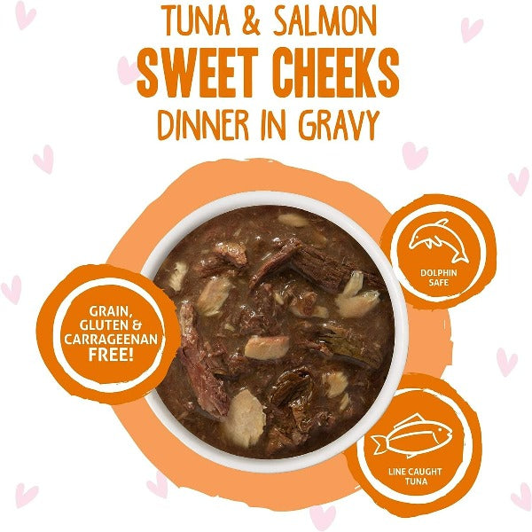 Weruva B.F.F. Sweet Cheeks Tuna & Salmon Dinner in Gravy Pouch Cat Food