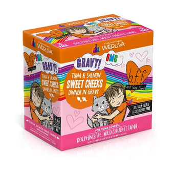 Weruva B.F.F. Sweet Cheeks Tuna & Salmon Dinner in Gravy Pouch Cat Food