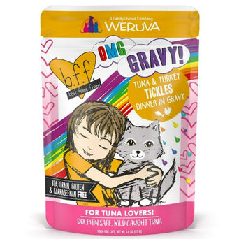 Weruva B.F.F. Tickles Tuna & Turkey Dinner in Gravy Pouch Cat Food