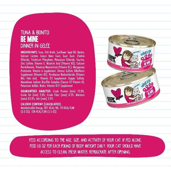 Weruva B.F.F. Tuna & Bonito Be Mine Canned Cat Food