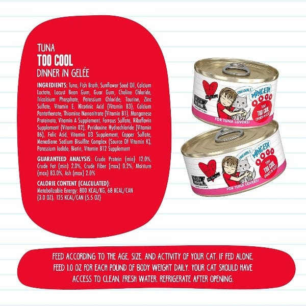 Weruva B.F.F. Tuna Too Cool Canned Cat Food