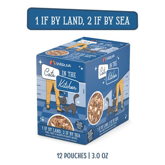 Weruva Cats in the Kitchen 1 if By Land, 2 if By Sea Pouch Cat Food