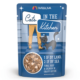 Weruva Cats in the Kitchen 1 if By Land, 2 if By Sea Pouch Cat Food