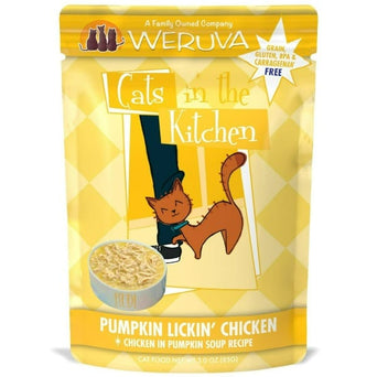 Weruva Cats in the Kitchen Pumpkin Lickin' Chicken Pouch Cat Food