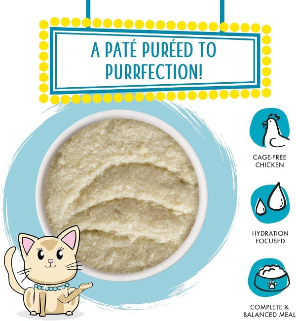 Weruva Weruva Press Your Lunch Chicken Dinner in Hydrating Purée Canned Cat Food, 3oz