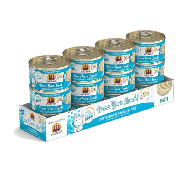 Weruva Weruva Press Your Lunch Chicken Dinner in Hydrating Purée Canned Cat Food, 3oz