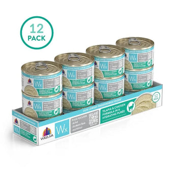 Weruva Weruva Wx Phos Focused Tilapia & Chicken In Hydrating Puree Canned Cat Food Supplement, 3oz